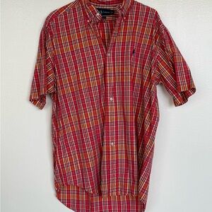Men's Ralph Lauren Red Plaid Shirt